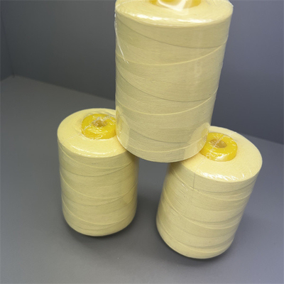 EN469 Para Aramid Sewing Thread Raw Yellow With High Strength