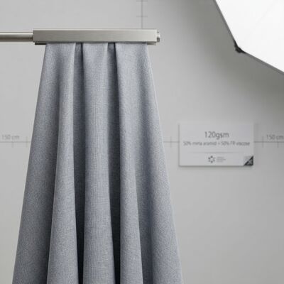 50% Meta-Aramid 50% FR Viscose Lining Fabric - Permanent Flame Retardant 120 gsm for Protective Apparel