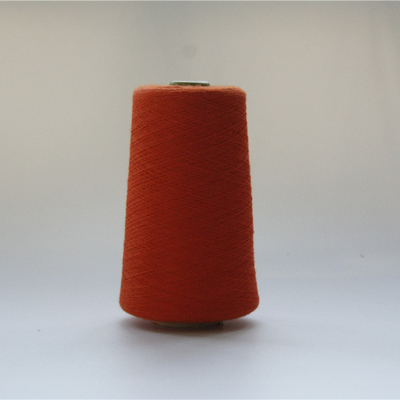 Red Meta Aramid Yarn 50 / 50 For FR Welding Work Clothing